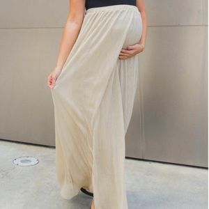 PinkBlush maternity maxi skirt